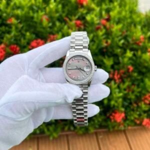 Rolex Replica 1:1 Watch Day-Date Purple Mother of Pearl Dial Swiss Movement 36mm