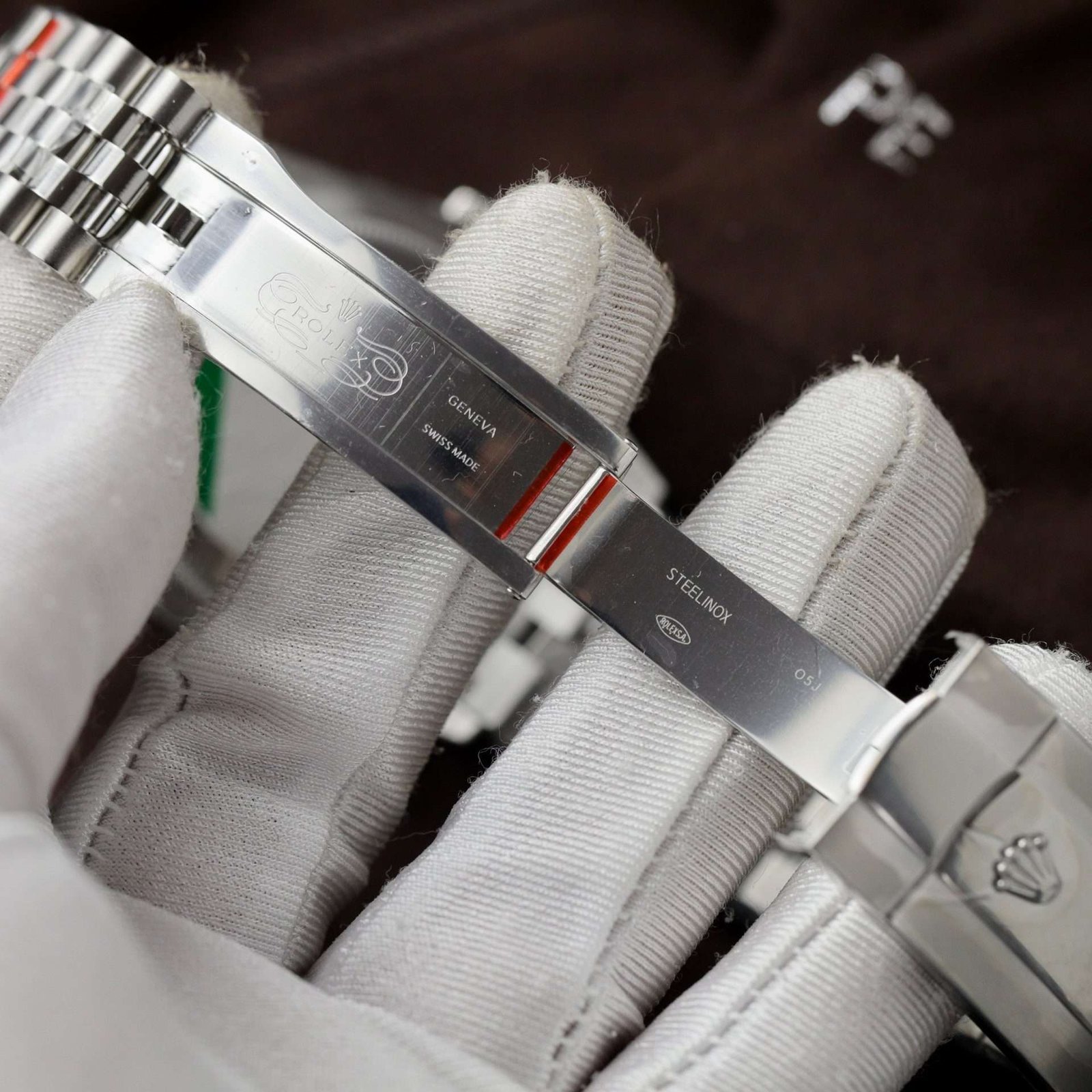 Rolex Sky-Dweller Rep 11 Watch Black Dial Jubilee Strap Highest Quality 42mm - Image 6