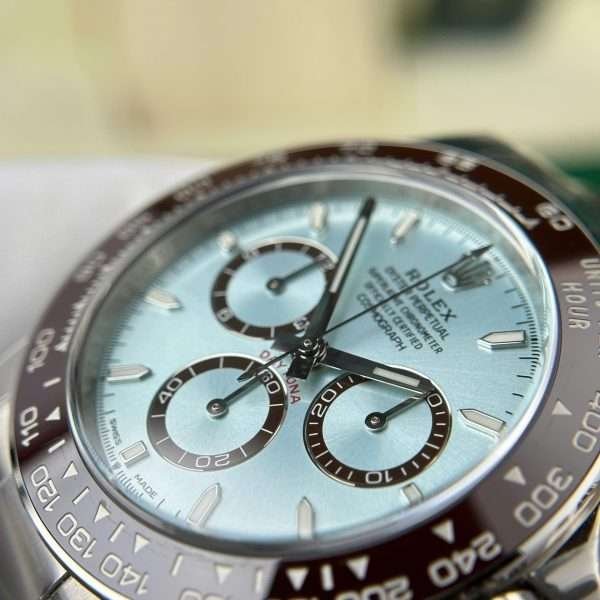 Rolex Cosmograph Daytona 126506 Replica Watch Dial Ice Blue Number Luminous Clean Factory 40mm - Image 2