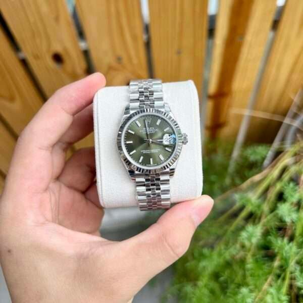 Rolex DateJust Women Green Dial Jubilee Strap Super Fake 1:1 EW 31mm