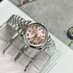 Rolex DateJust Women’s Best Replica Watch Pink Dial Jubilee Strap EW 31mm