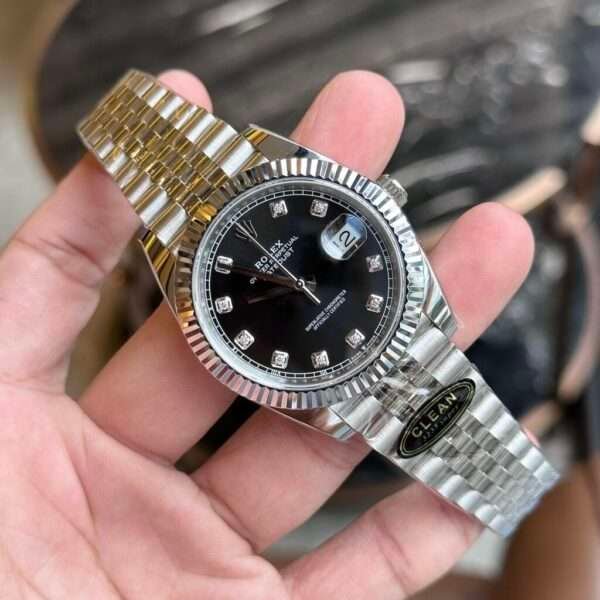 Rolex Replica 1:1 Watch Datejust 126334 Black Dial With Diamond Numbers Clean 41mm - Image 4