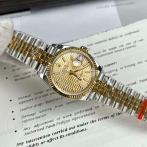 Rolex Datejust Yellow Dial High Quality Replica EW Factory 41mm