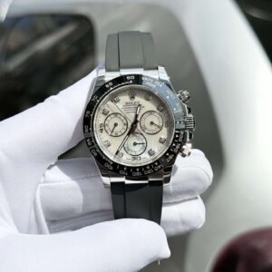 Rolex Replica 11 Watch Daytona 116518LN Mother of Pearl Dial Moissanite 40mm