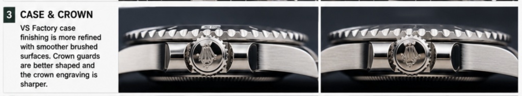 VS Factory Rolex Submariner vs Generic Replica: Detailed Comparison (2026)