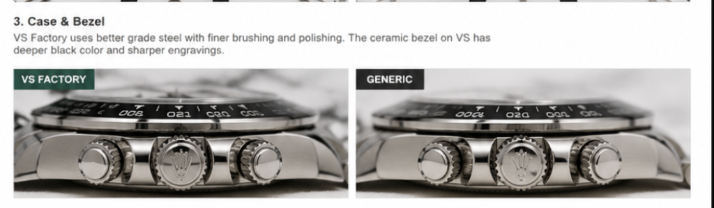 VS Factory Rolex Daytona 126500LN vs Generic: Full Comparison Guide