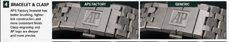 APS Factory AP Royal Oak vs Generic Replica: Detailed Comparison (2026)