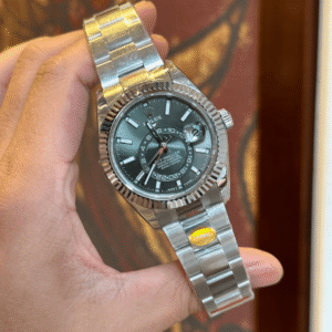 Rolex Sky Dweller 326935 Replica Watch Green Dial