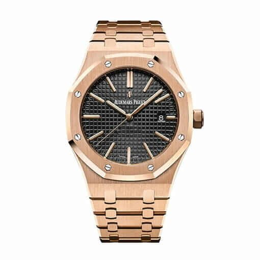 Audemars Piguet Royal Oak 15500OR.OO.1220OR.01 Selfwinding Rose Gold Black Dial Replica